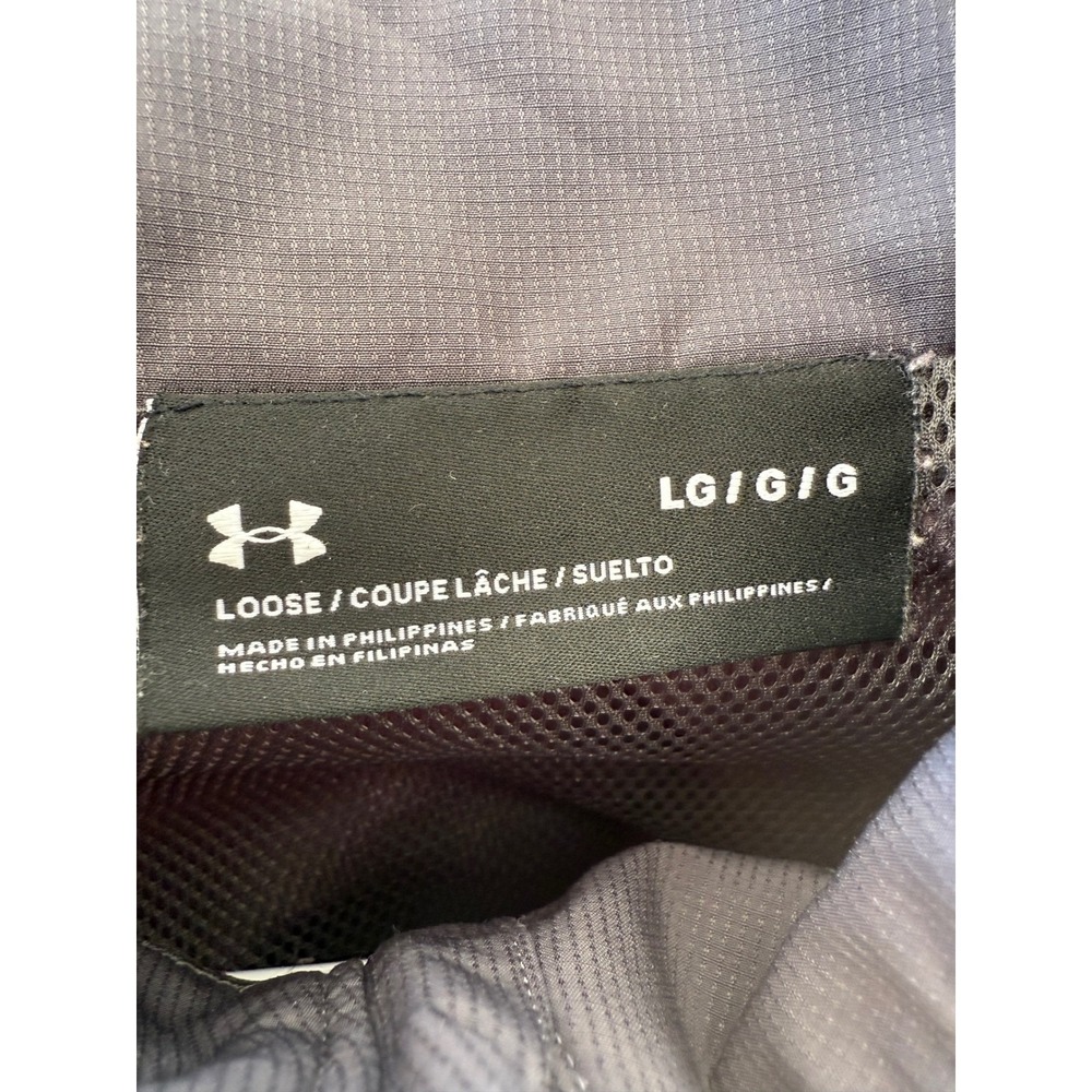 Under Armour Men's Gray Quarter Zip Pullover Jacket Loose Fit Large - Picture 5 of 5